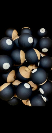Okendama NEO Tama Only - Crafted European wood Ash Black Jet 玉のみ