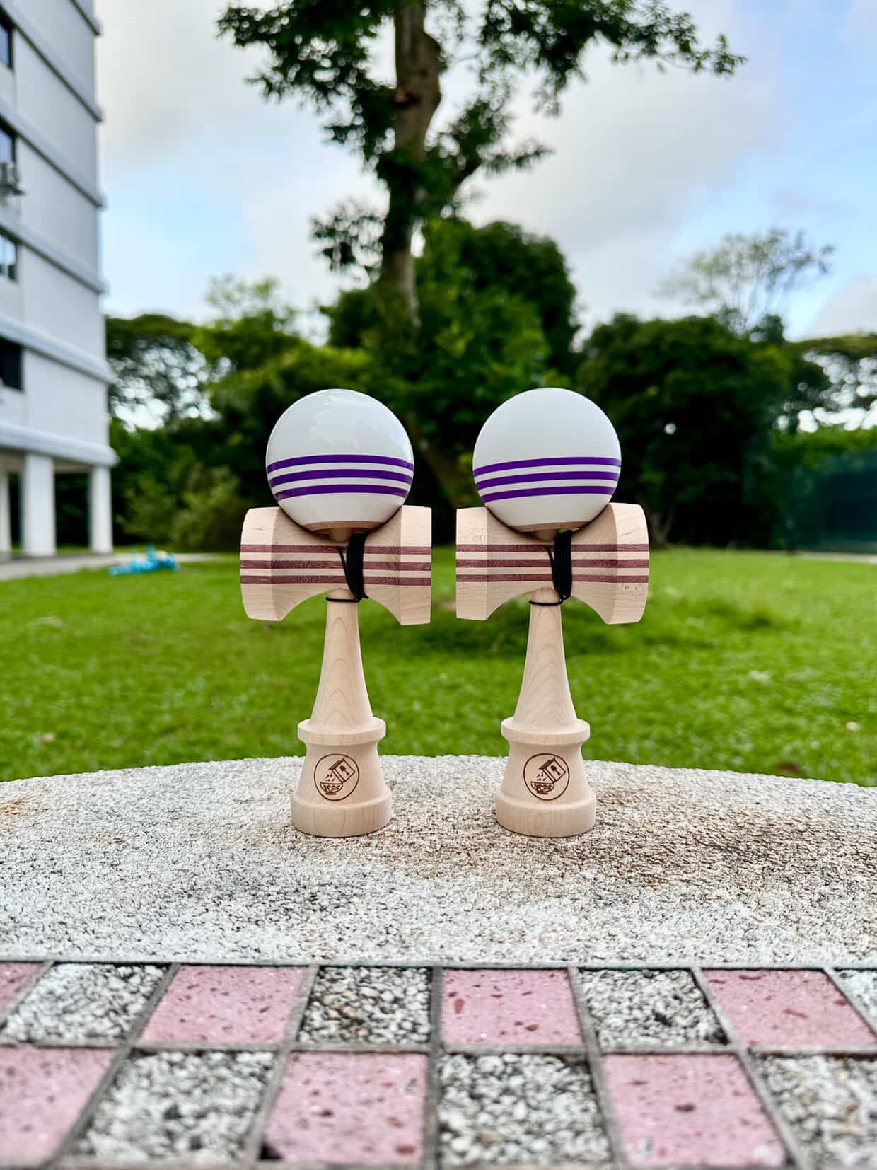 Cereal Kendama KWC Purple Hybrid 2o4 Shape 送料無料