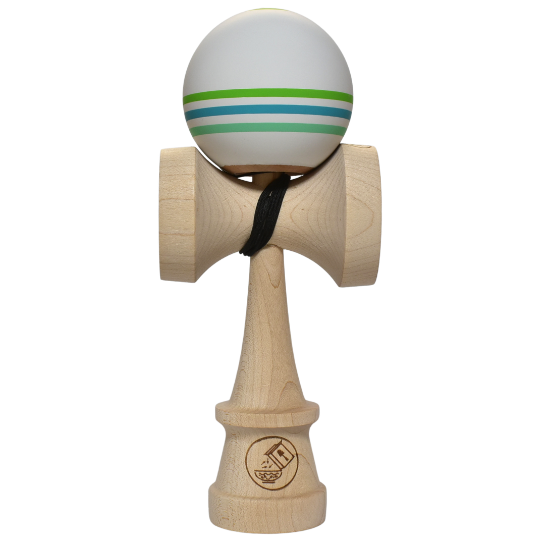 Cereal Kendama -Fresh Mint- Hybrid 2o4 Shape Maple+Beech Cloud+