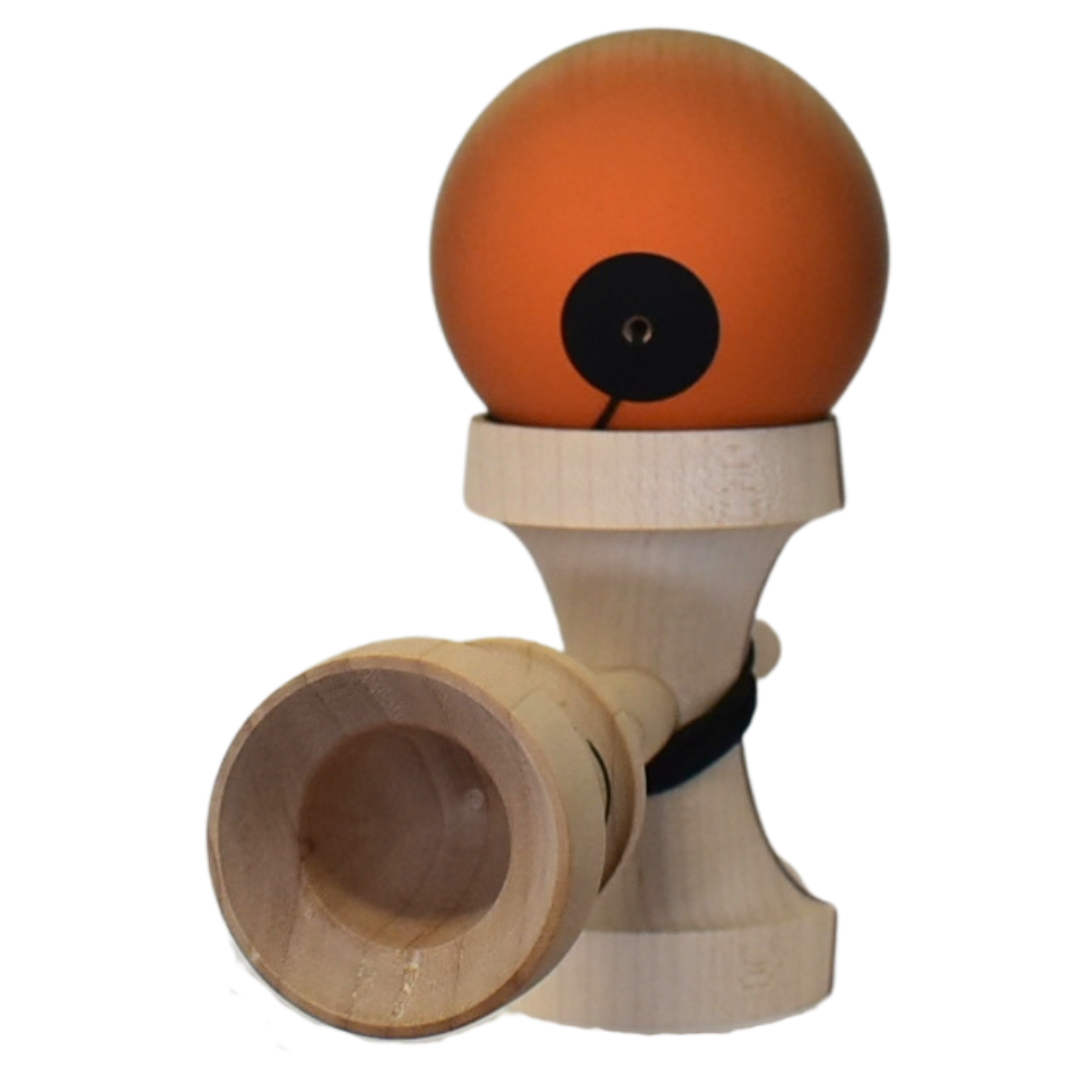 Cereal Kendama Pumpkin spice Trinity Shape Beech Cloud+ Clear
