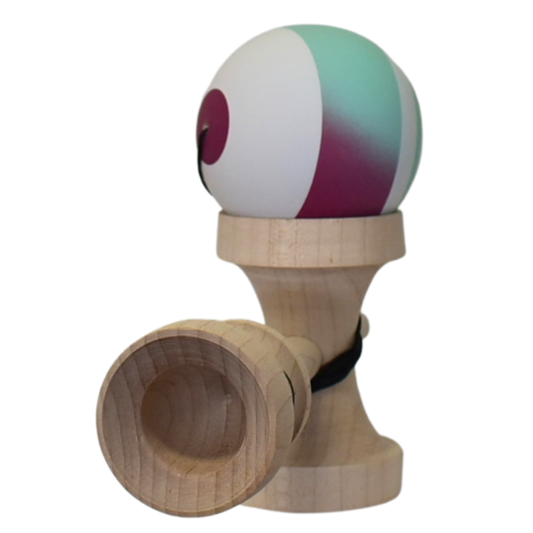 Cereal Kendama Mint cherry Trinity Shape Beech Cloud+ Clear