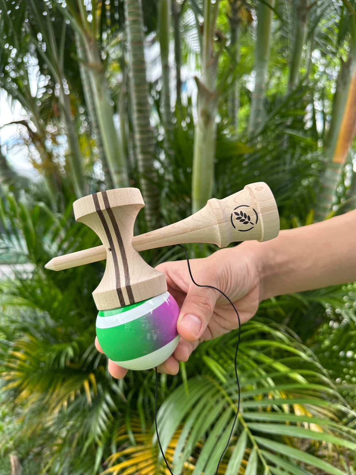 Cereal Kendama Jonny Mod - Green/Purp Ascent 2 Shape 送料無料