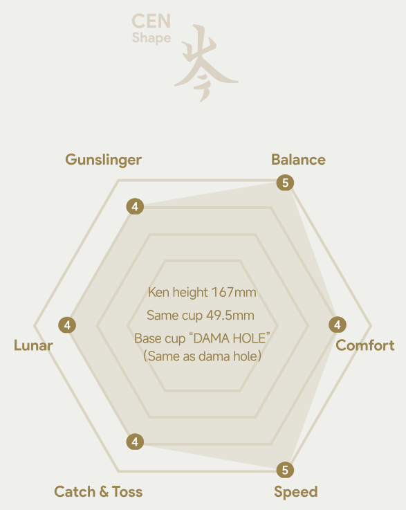 CRANE KENDAMA CEN シェイプ maple ken only