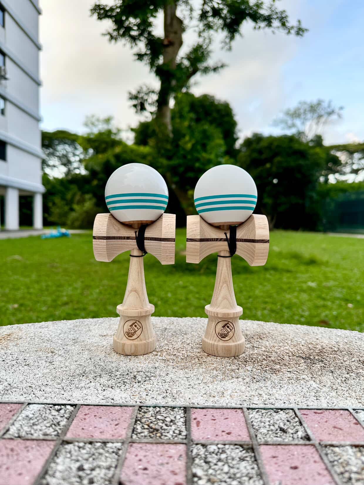 Cereal Kendama KWC Teal Hybrid 2o4 Shape 送料無料
