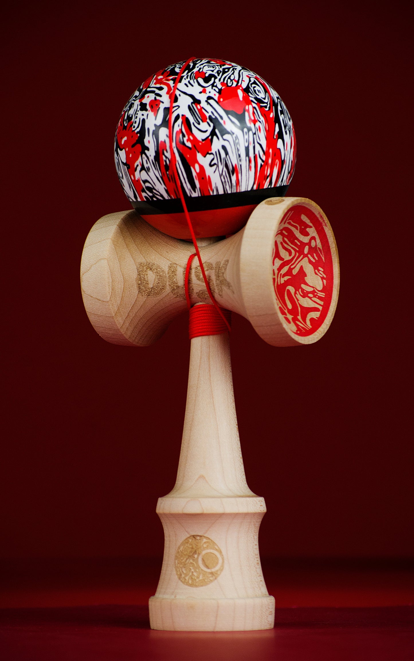 Okendama Dusk Series - Red Tales - ZERO1 shape, SHTICK paint