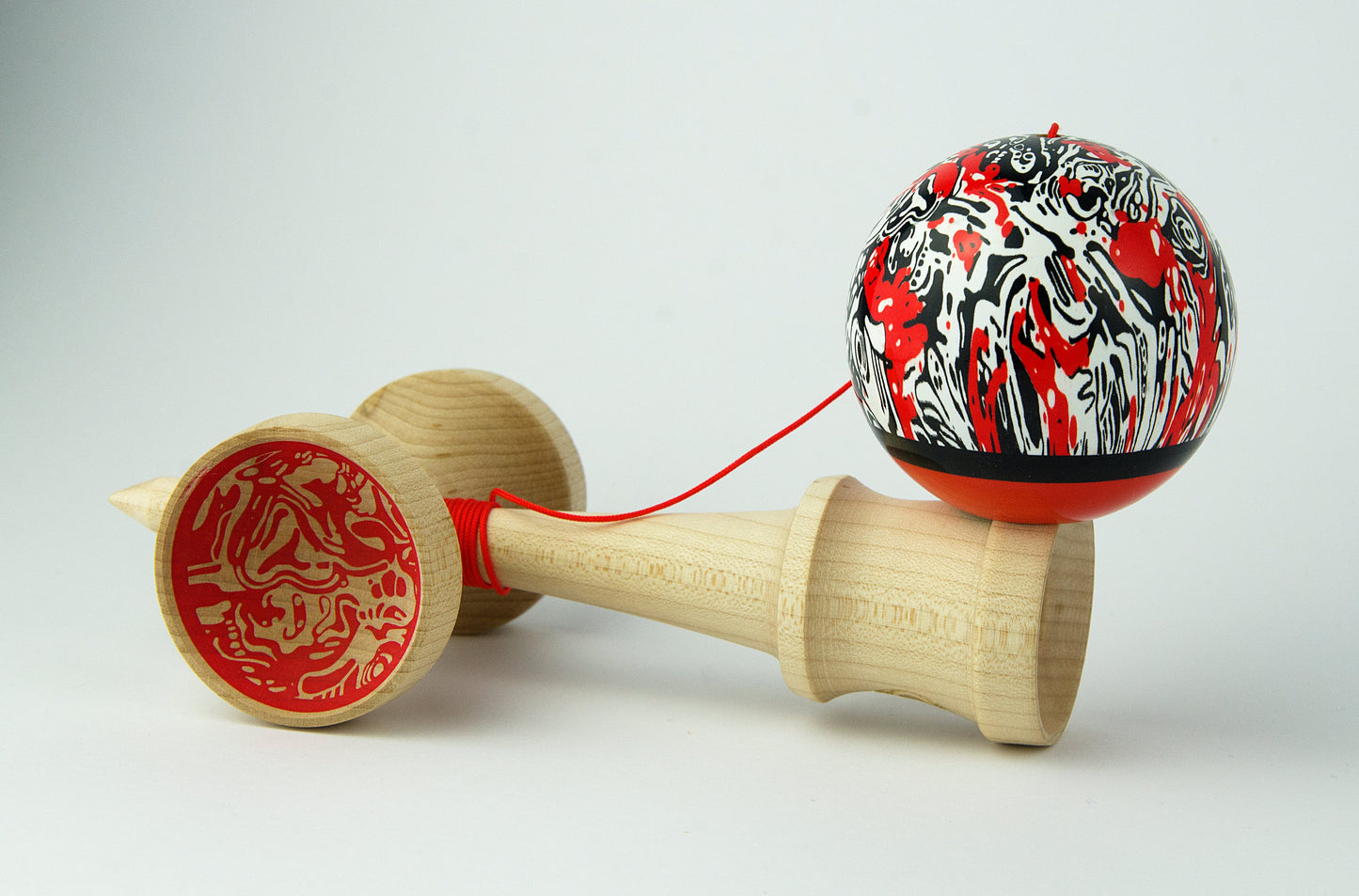 Okendama Dusk Series - Red Tales - ZERO1 shape, SHTICK paint