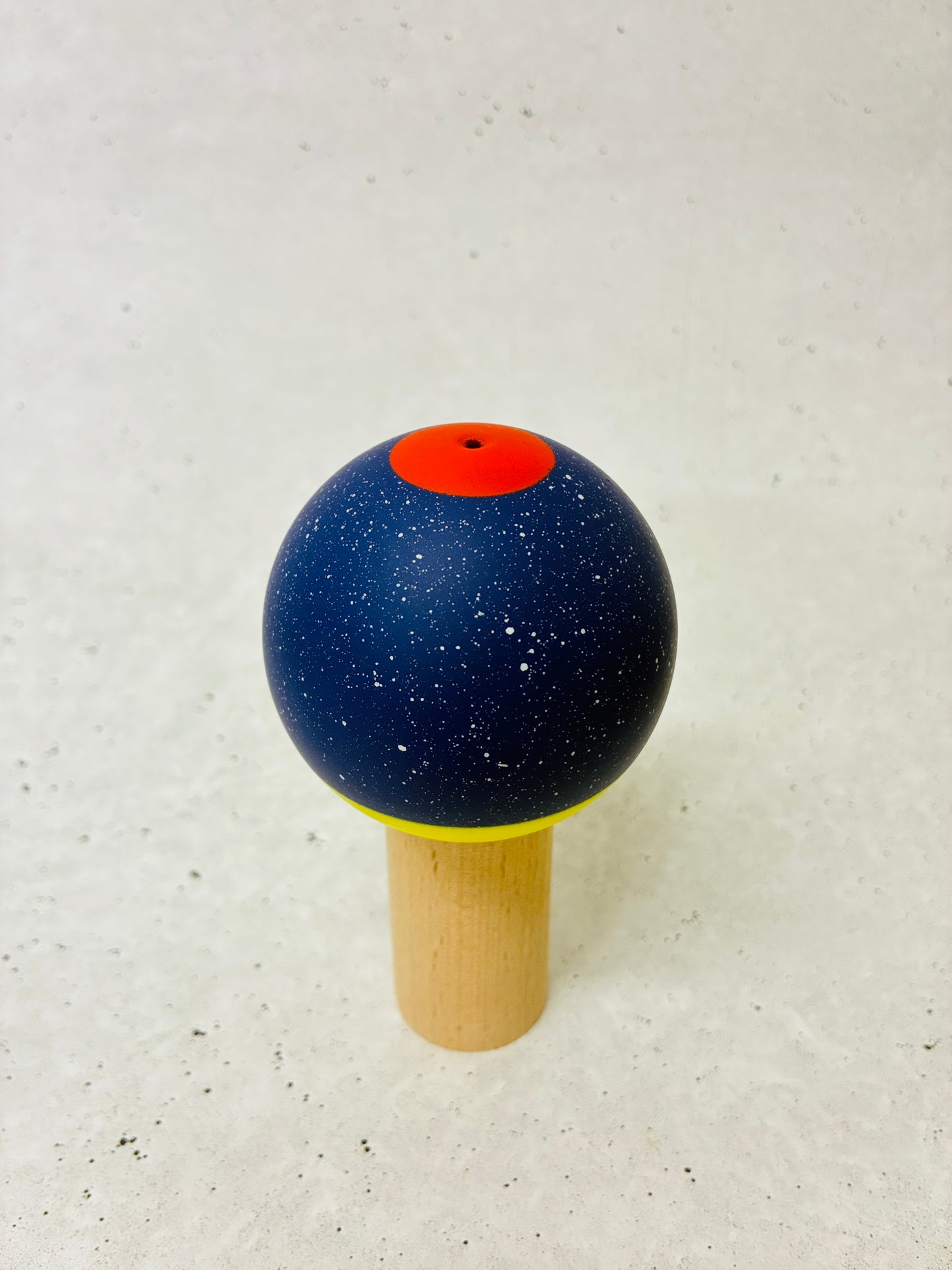 Okendama REVO TAMA only - Maple - Splatter Blue (yellow/white)