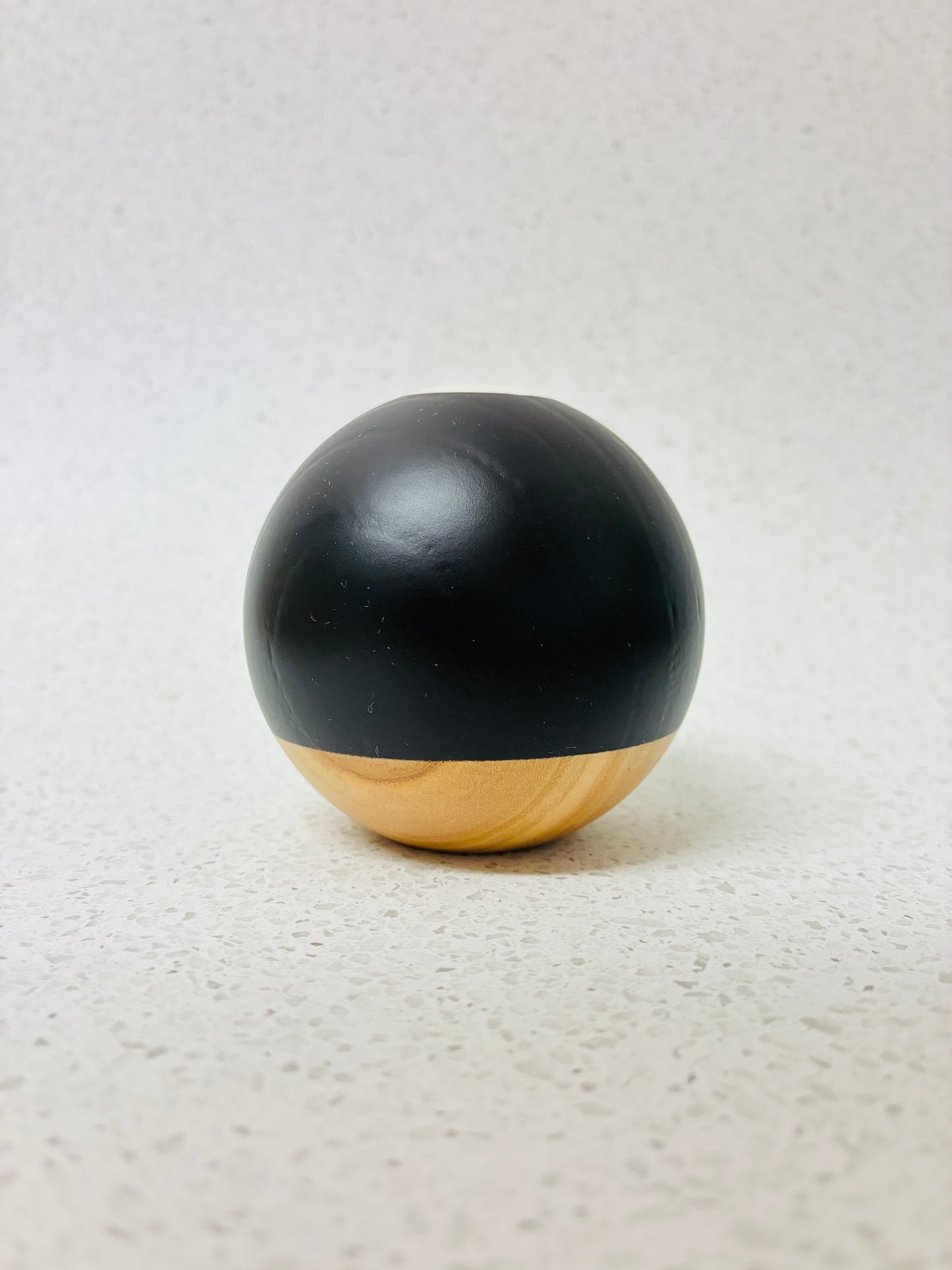 Okendama NEO Tama Only - Crafted European wood Ash Black Jet 玉のみ