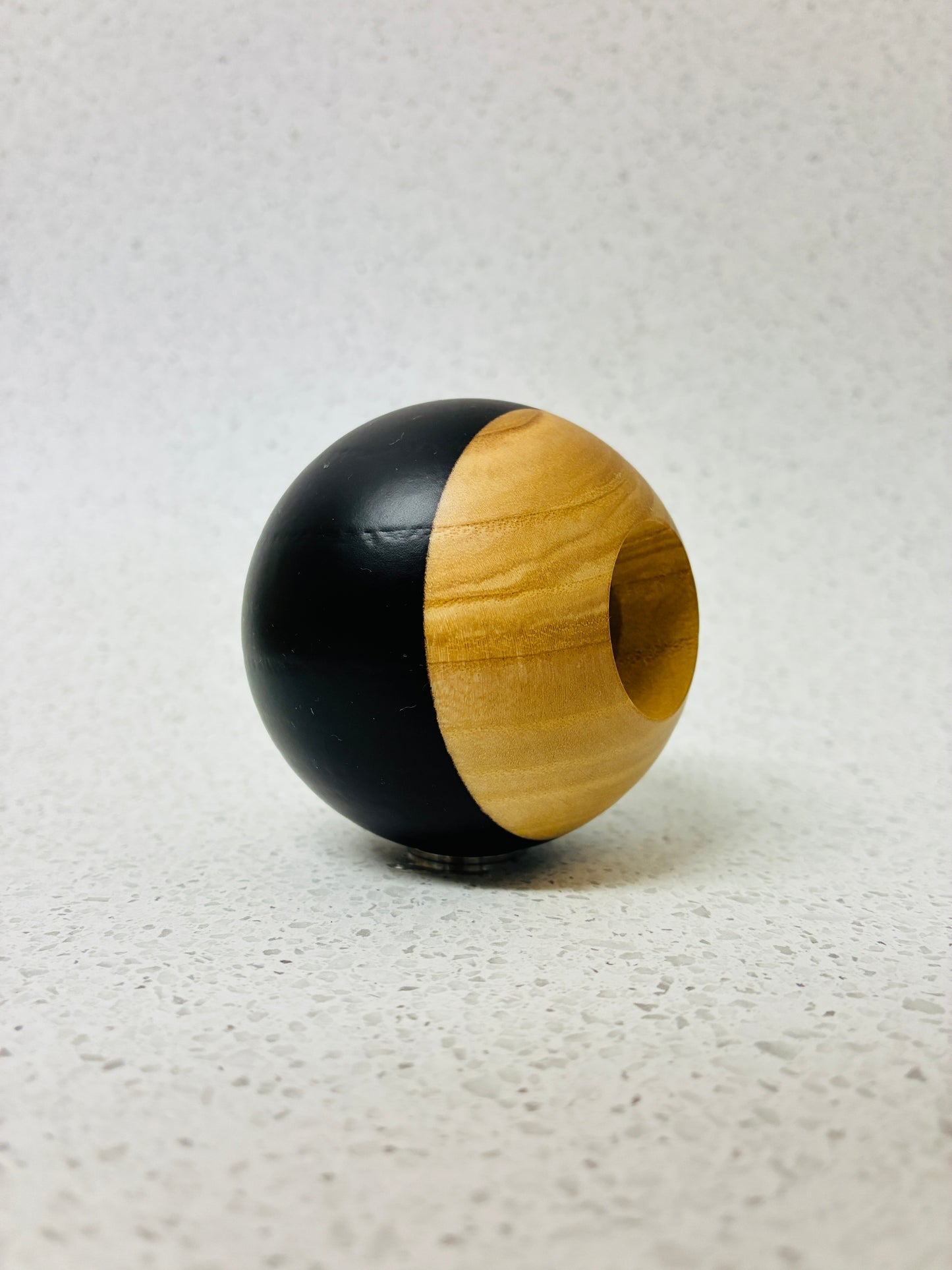 Okendama NEO Tama Only - Crafted European wood Ash Black Jet 玉のみ