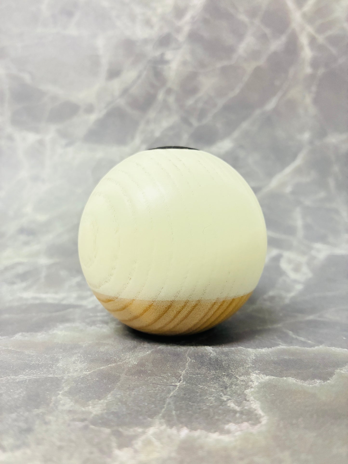 Okendama NEO Tama Only - Crafted European wood Ash Milky White 玉のみ