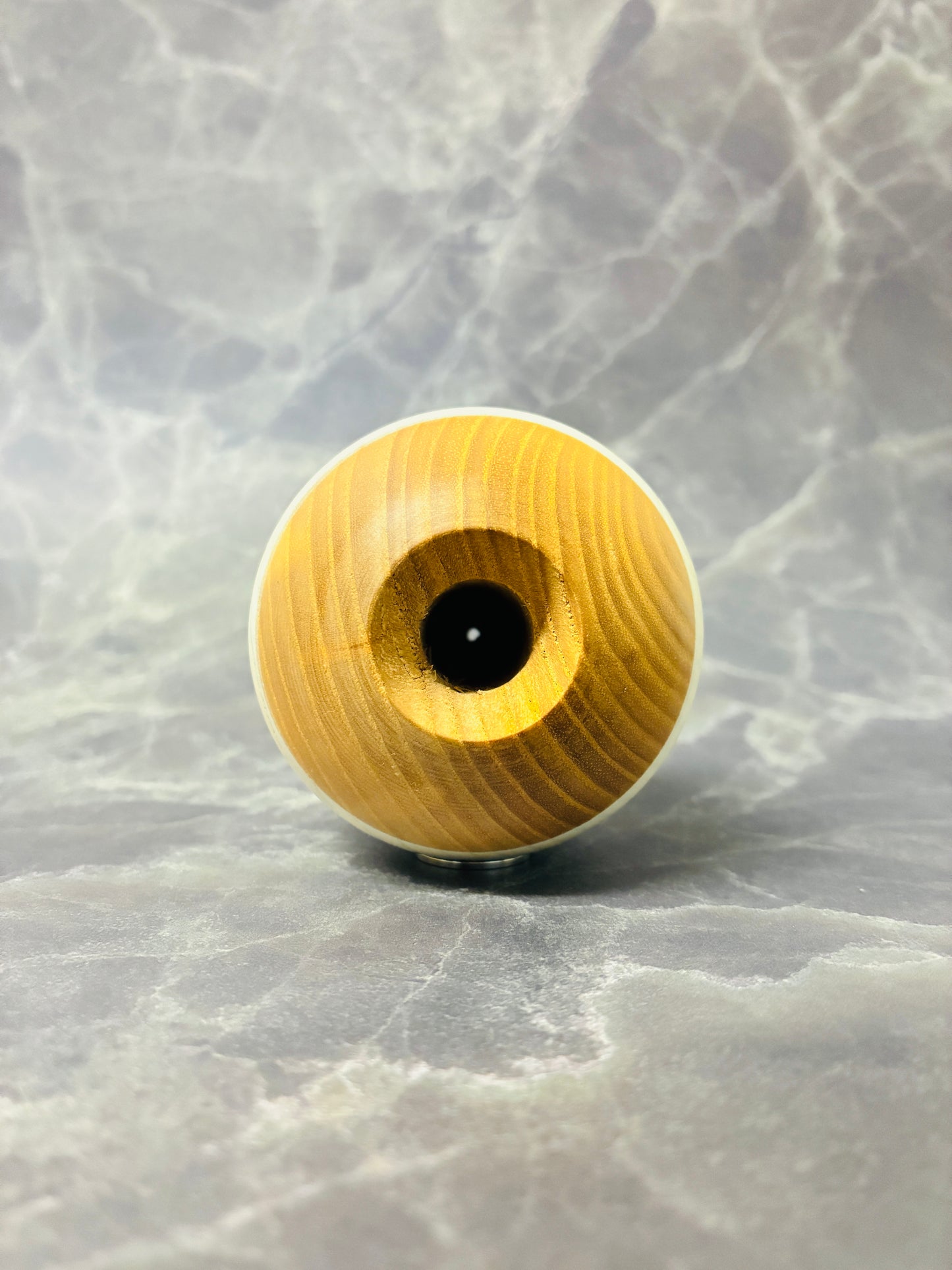 Okendama NEO Tama Only - Crafted European wood Ash Milky White 玉のみ