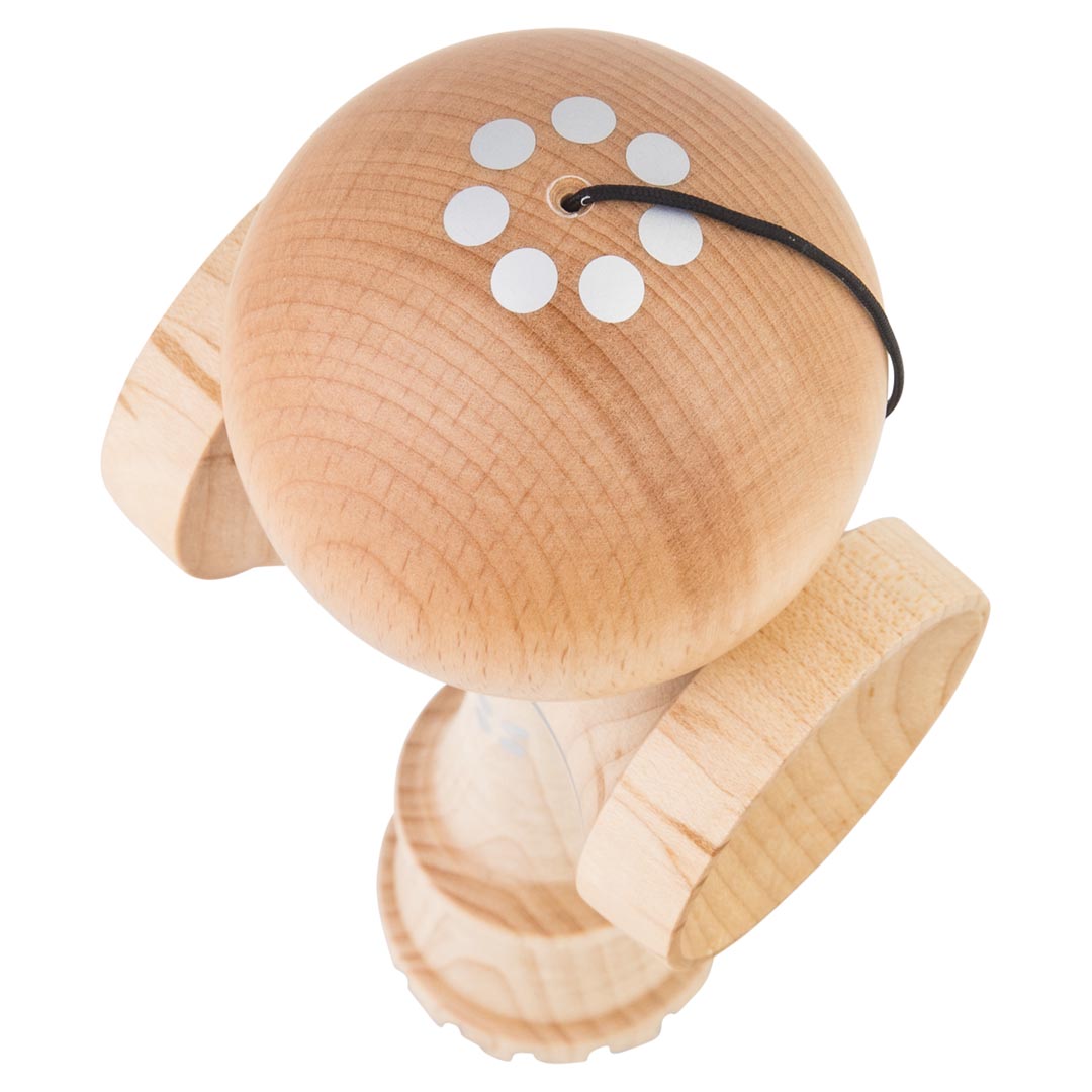 KENDAMA USA Nobu Nori Pro Model v3 - Saga Shape Natural Ken Silk Paint