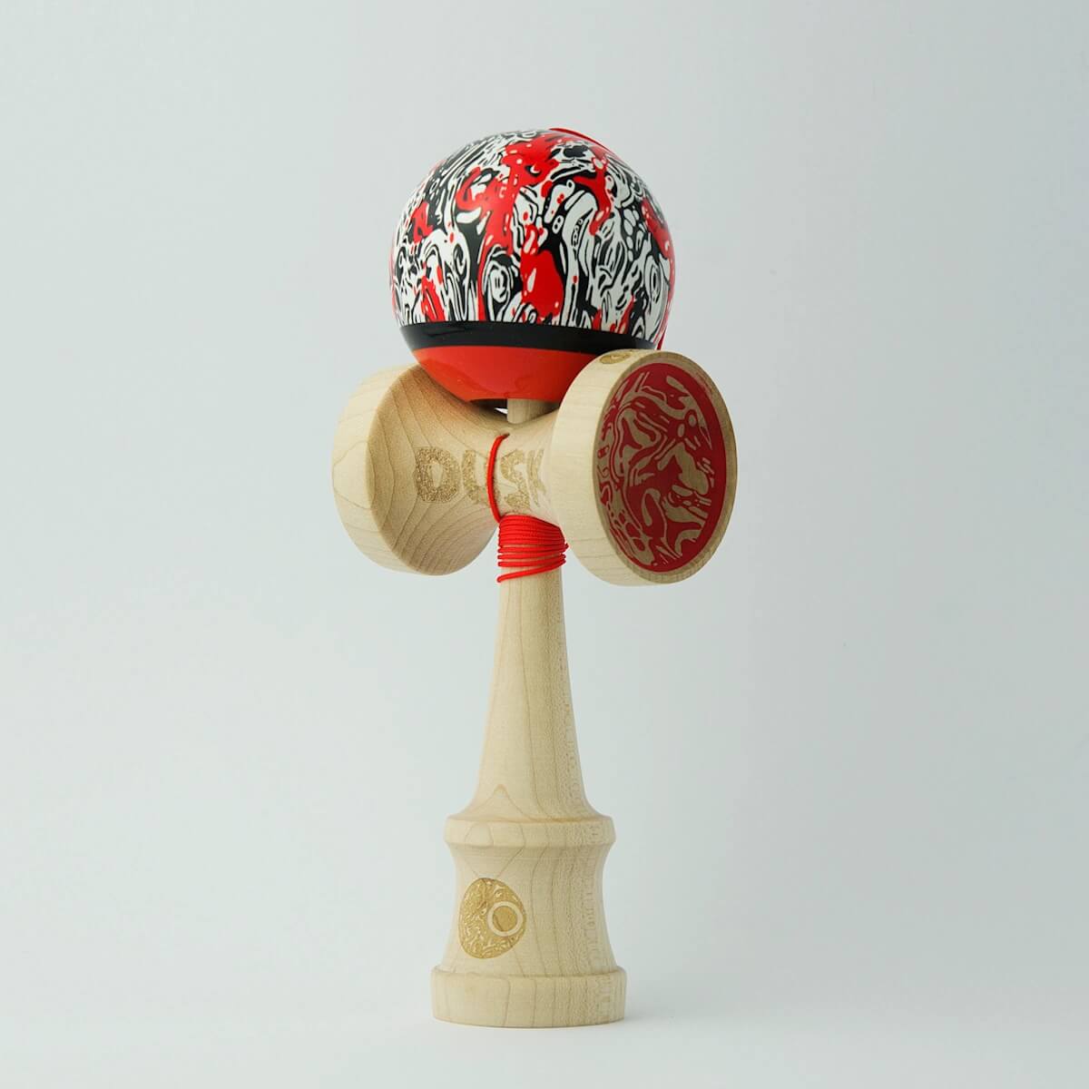 Okendama Dusk Series - Red Tales - ZERO1 shape, SHTICK paint