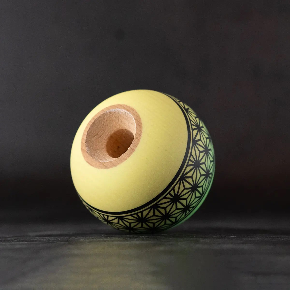 KENDAMA ISRAEL Green / Yellow ASANOHA TAMA ONLY
