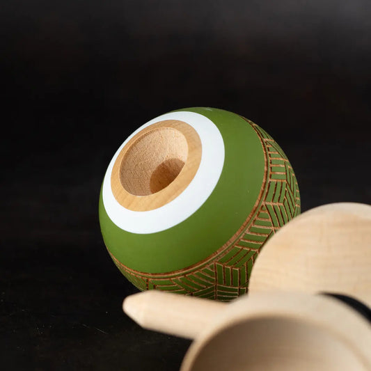 Israel Dark Green CUBE Kendama