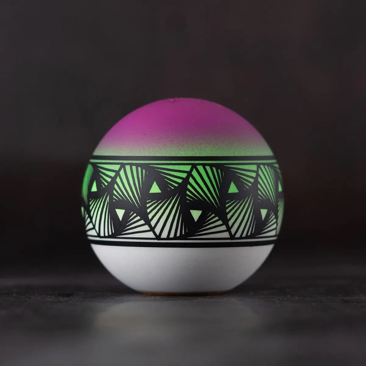 KENDAMA ISRAEL Neon Green/Purple Faded TETRAH TAMA ONLY