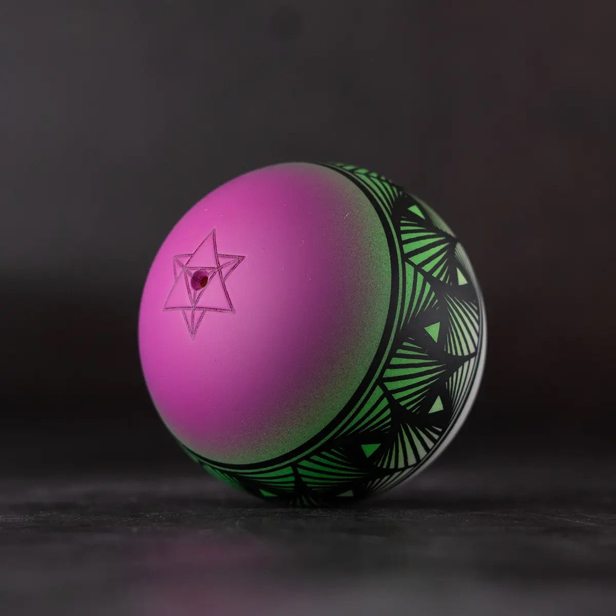 KENDAMA ISRAEL Neon Green/Purple Faded TETRAH TAMA ONLY
