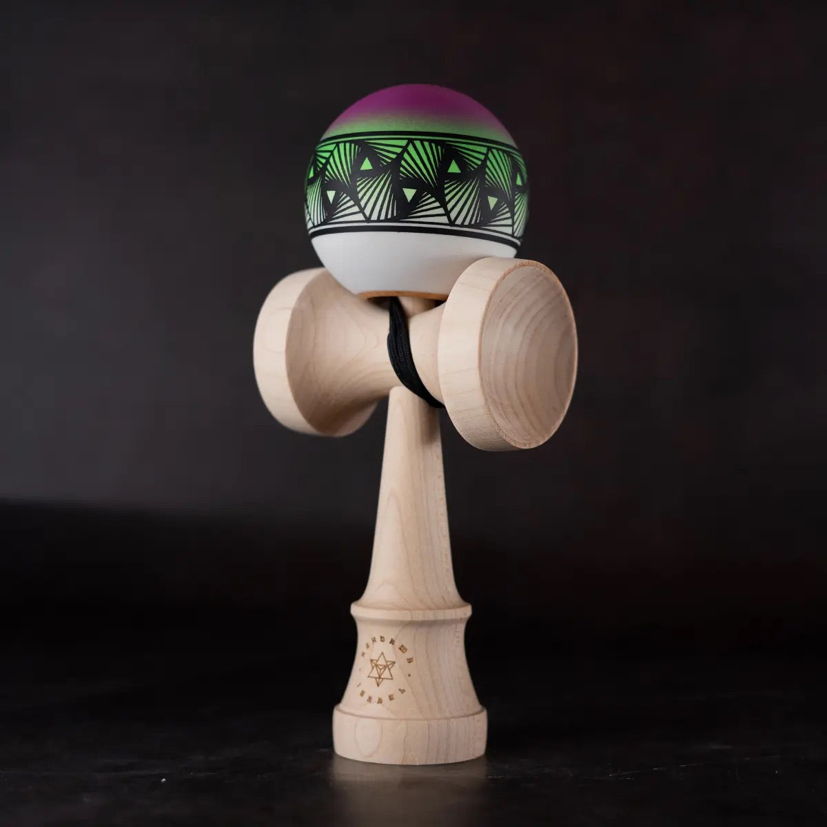 KENDAMA ISRAEL Neon Green/Purple Faded TETRAH TAMA ONLY