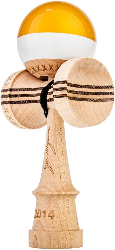 けん玉 KENDAMAUSA ザック・マグナソン プロモデル 10周年記念モデル PRO533 シルクペイントモデル 改善 けん玉 Zach Magnuson Pro Model v3 Luna Shape 10Year
