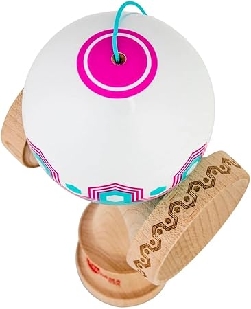 KENDAMA USA Kaizen Kendama ルナシェイプ オリガミ ホワイトピンク