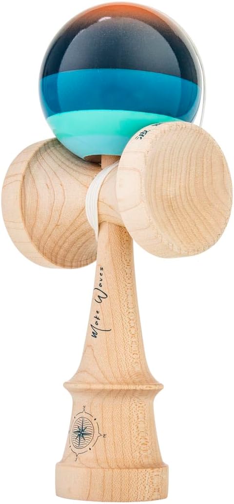 けん玉 KENDAMAUSA Kaizen Kendama ジェット シェイプ KUSA X Make Waves コラボモデル 改善 けん玉 JET Shape スーパースティックペイント