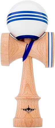 KENDAMA USA Kaizen Kendama ジェット シェイプ トリプル スプリット ホワイトブルー