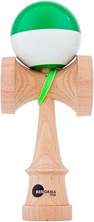 KENDAMA USA Kaizen Kendama ジェット シェイプ ハーフスプリット グリーン