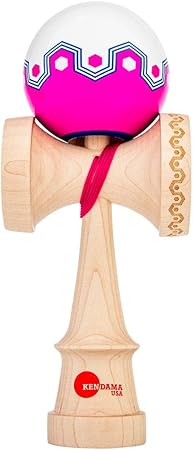 KENDAMA USA Kaizen Kendama ルナシェイプ オリガミ ホワイトピンク