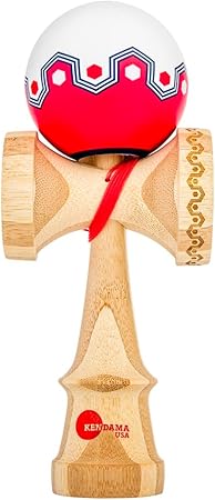 KENDAMA USA Kaizen Kendama ジェットシェイプ オリガミ ホワイトレッド