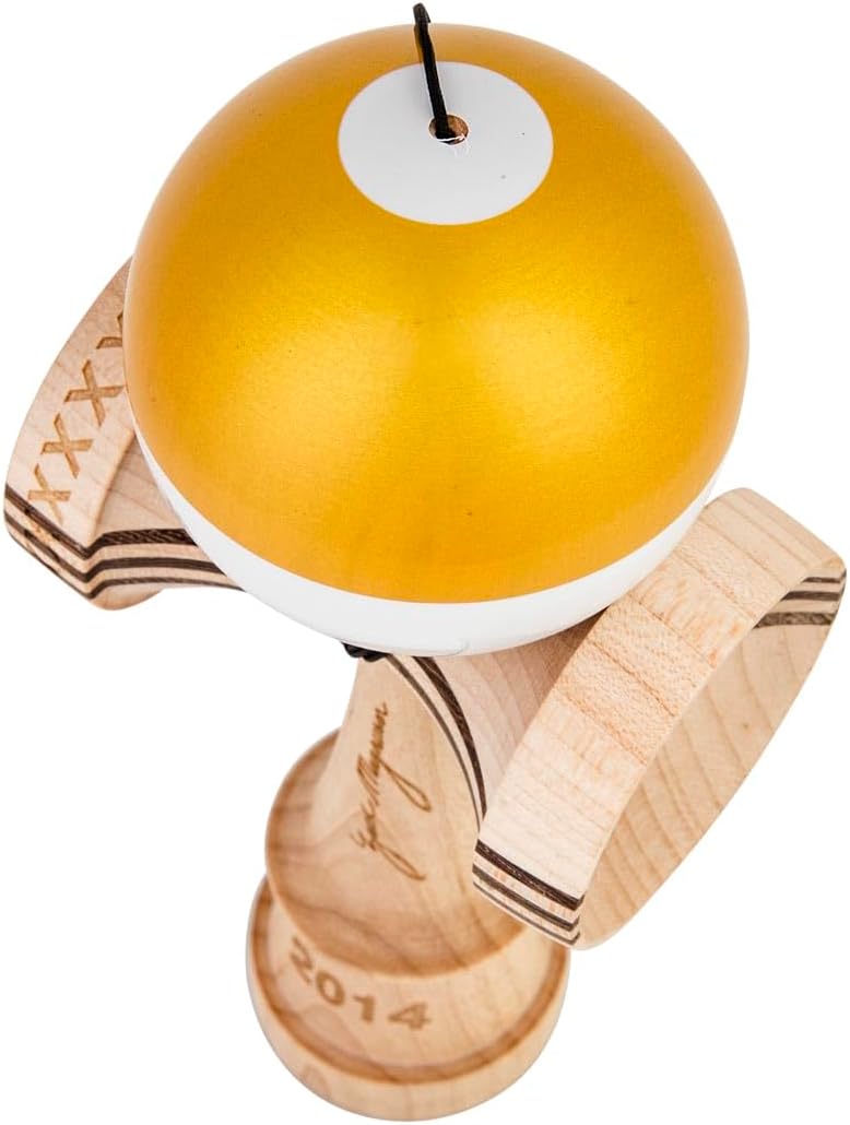 けん玉 KENDAMAUSA ザック・マグナソン プロモデル 10周年記念モデル PRO533 シルクペイントモデル 改善 けん玉 Zach Magnuson Pro Model v3 Luna Shape 10Year