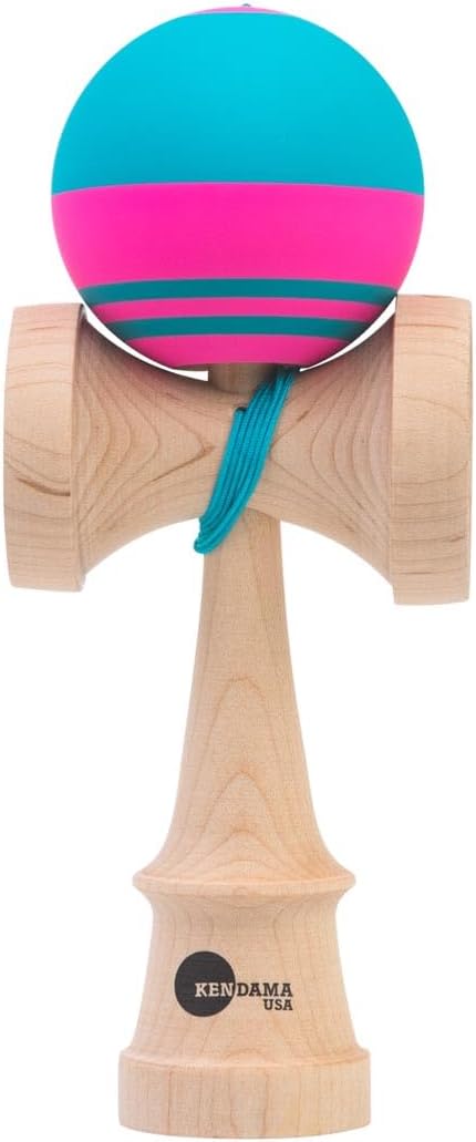 けん玉 KENDAMAUSA Kaizen Kendama スペシャリティー ジェット シェイプ トレーサー ピンク／ブルー Helix JET754 改善 けん玉 Kaizen Tracer Jet Shape Helix
