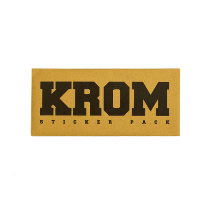 KROM Stickers - 20-Pack (Free Shipping via Click Post)