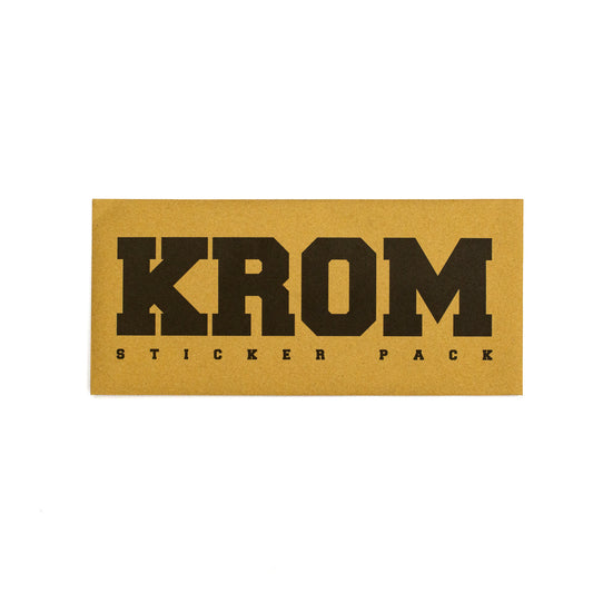 KROM Stickers - 20-Pack (Free Shipping via Click Post)