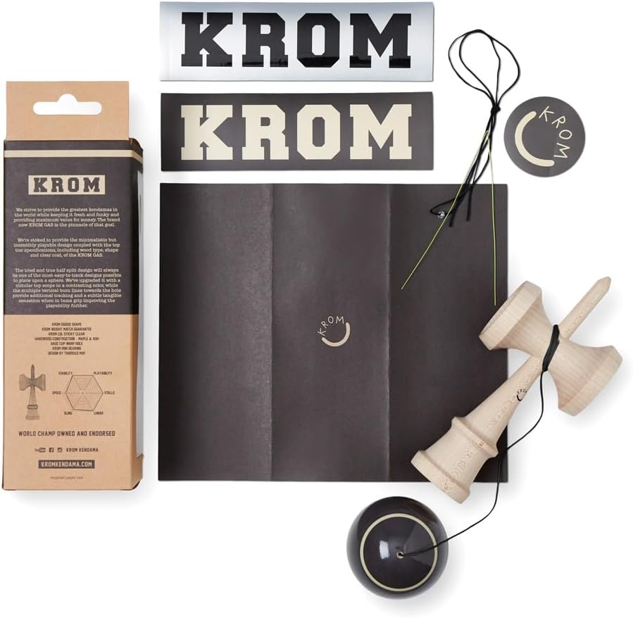 けん玉 KROM GAS クロム ガス kendama (CHARCOAL)