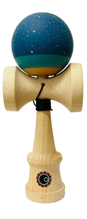 Okendama SPLATTER - REVO - Full Maple - Blue