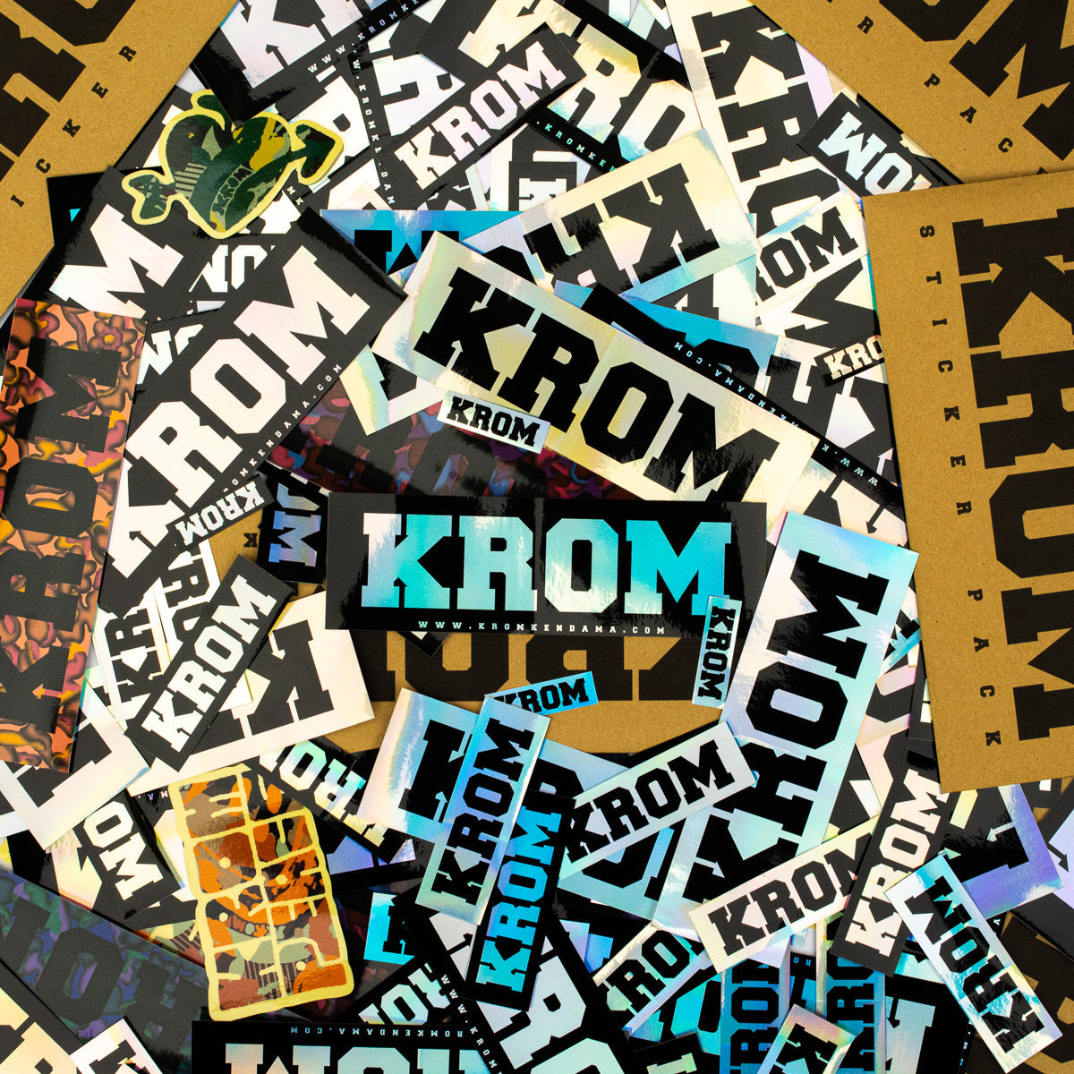 KROM Stickers - 20-Pack (Free Shipping via Click Post)