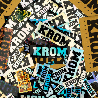 KROM Stickers - 20-Pack (Free Shipping via Click Post)