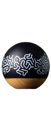 KENDAMA ISRAEL BLACK MAGMA – RHINO CLEAR TAMA ONLY