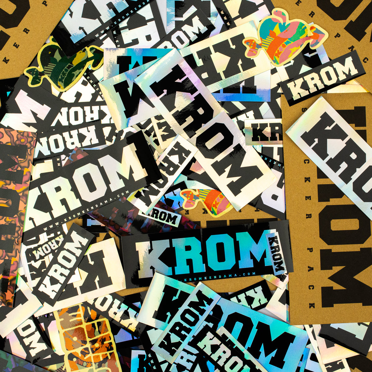 KROM Stickers - 20-Pack (Free Shipping via Click Post)