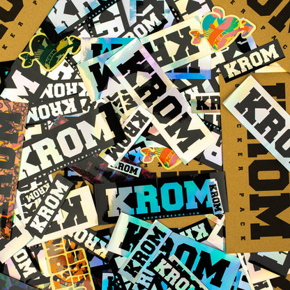 KROM Stickers - 20-Pack (Free Shipping via Click Post)