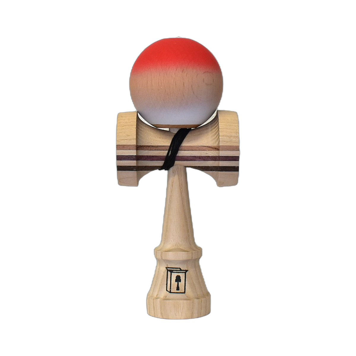 Cereal Kendama Red snow cone Rethink Shape  Beech Cloud+ Clear