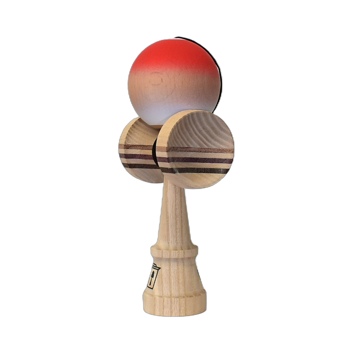 Cereal Kendama Red snow cone Rethink Shape  Beech Cloud+ Clear