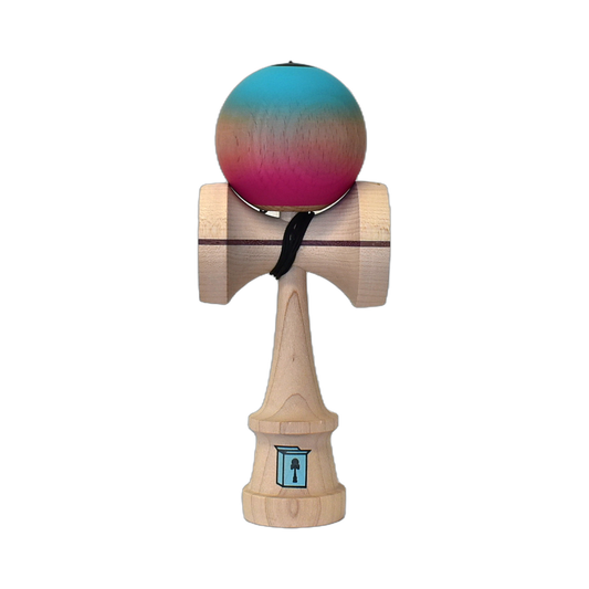 Cereal Kendama Neon fade Summit Shape  Beech Cloud+ Clear