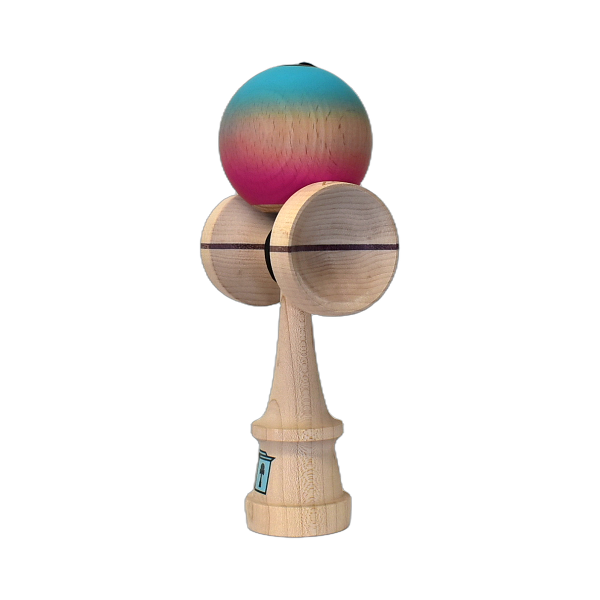 Cereal Kendama Neon fade Summit Shape  Beech Cloud+ Clear