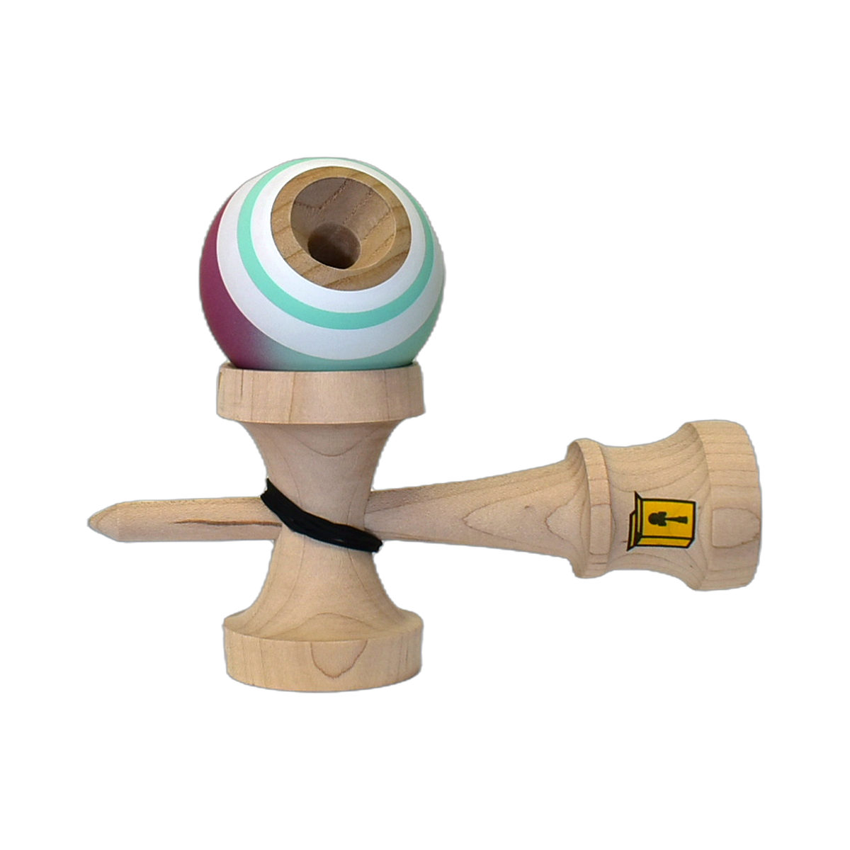 Cereal Kendama Mint cherry Trinity Shape  Beech Cloud+ Clear