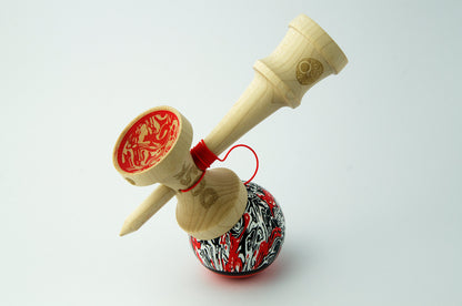Okendama Dusk Series - Red Tales - ZERO1 shape, SHTICK paint