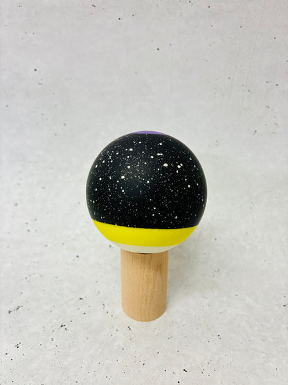 Okendama REVO TAMA only - Maple - Splatter Black (Yellow/White)