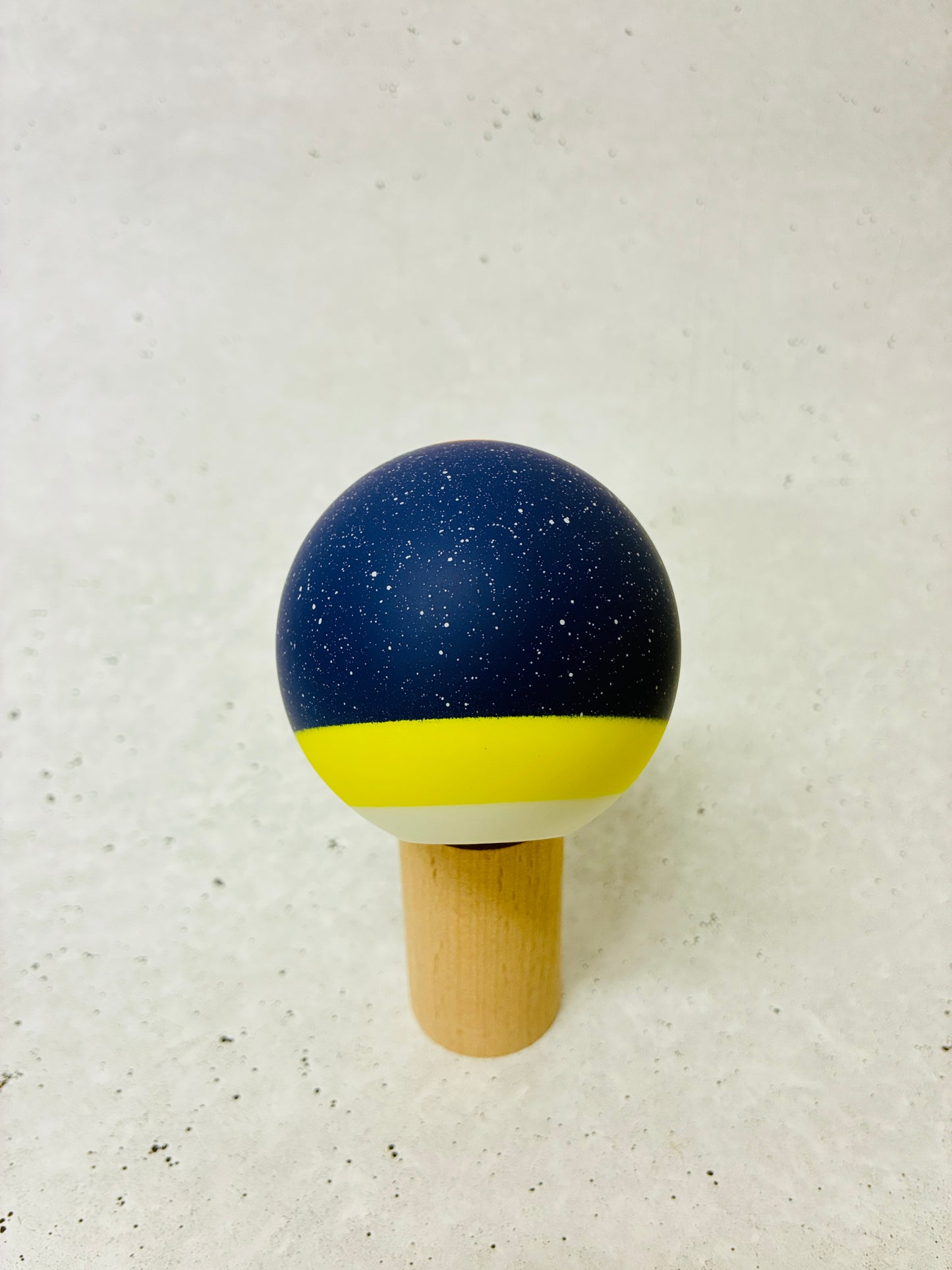 Okendama REVO TAMA only - Maple - Splatter Blue (yellow/white)