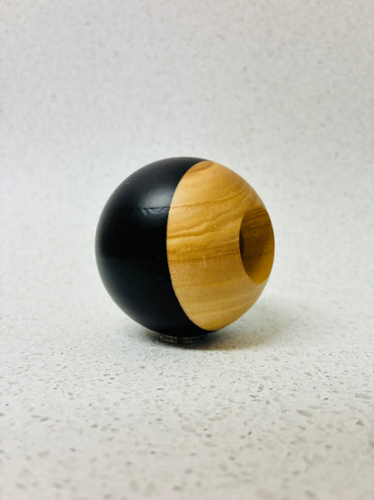 Okendama NEO Tama Only - Crafted European wood  Ash Black Jet 玉のみ