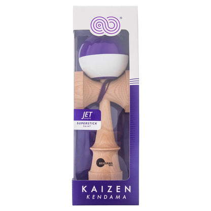 KENDAMA USA Kaizen Kendama Jet Shape Half Split Purple